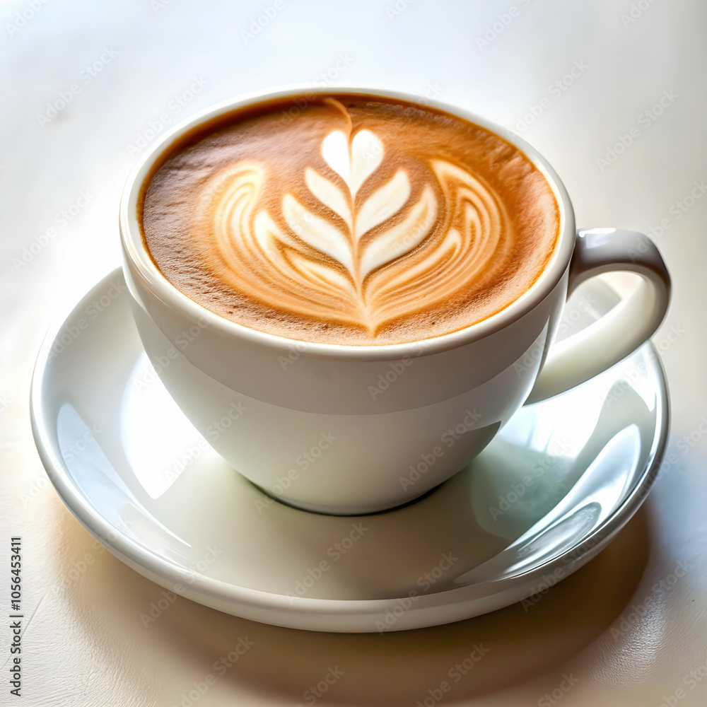 close up of coffee served on table on white background close up of coffee served on table on white background