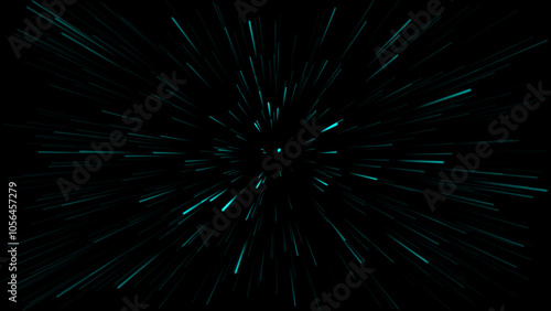 Hyperdrive Odyssey: A Sci-Fi Journey through Light-Speed Vortexes and Cosmic Energy - A Futuristic Exploration of the Universe with Cyber Illumination, Dynamic Energy Waves, and Interstella