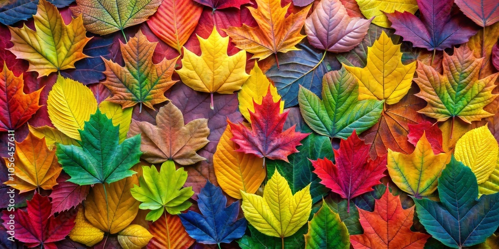 Autumn Leaf Collage A Spectrum of Color and Texture Autumn Leaf Collage A Spectrum of Color and Texture