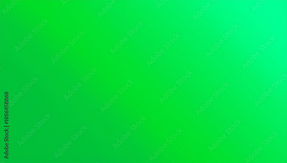 Fototapeta premium Vibrant Green Gradient Background. Perfect for design!