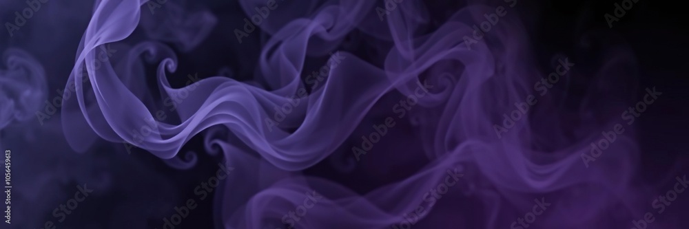 Obraz premium Abstract smoke swirling in a hypnotic pattern, creating a mysterious and ethereal atmosphere, atmosphere, hypnotic, color