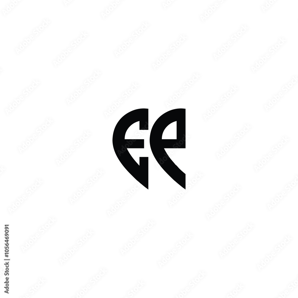 EP monogram logo design letter text name symbol monochrome logotype alphabet character simple logo EP monogram logo design letter text name symbol monochrome logotype alphabet character simple logo