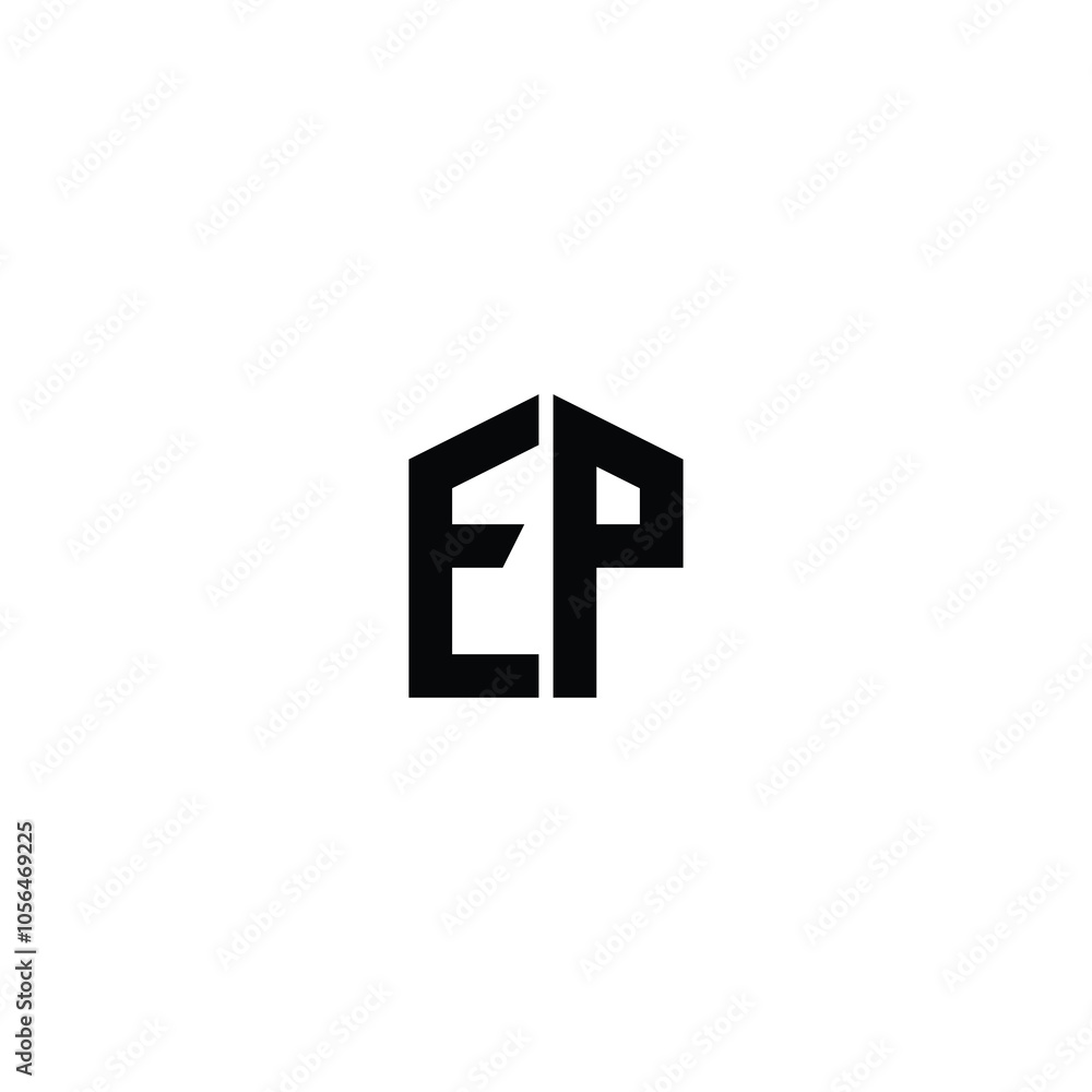 EP monogram logo design letter text name symbol monochrome logotype alphabet character simple logo EP monogram logo design letter text name symbol monochrome logotype alphabet character simple logo