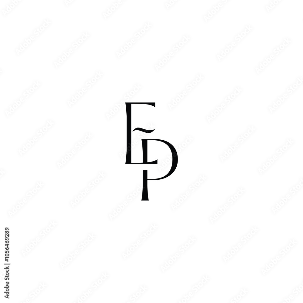 EP monogram logo design letter text name symbol monochrome logotype alphabet character simple logo EP monogram logo design letter text name symbol monochrome logotype alphabet character simple logo