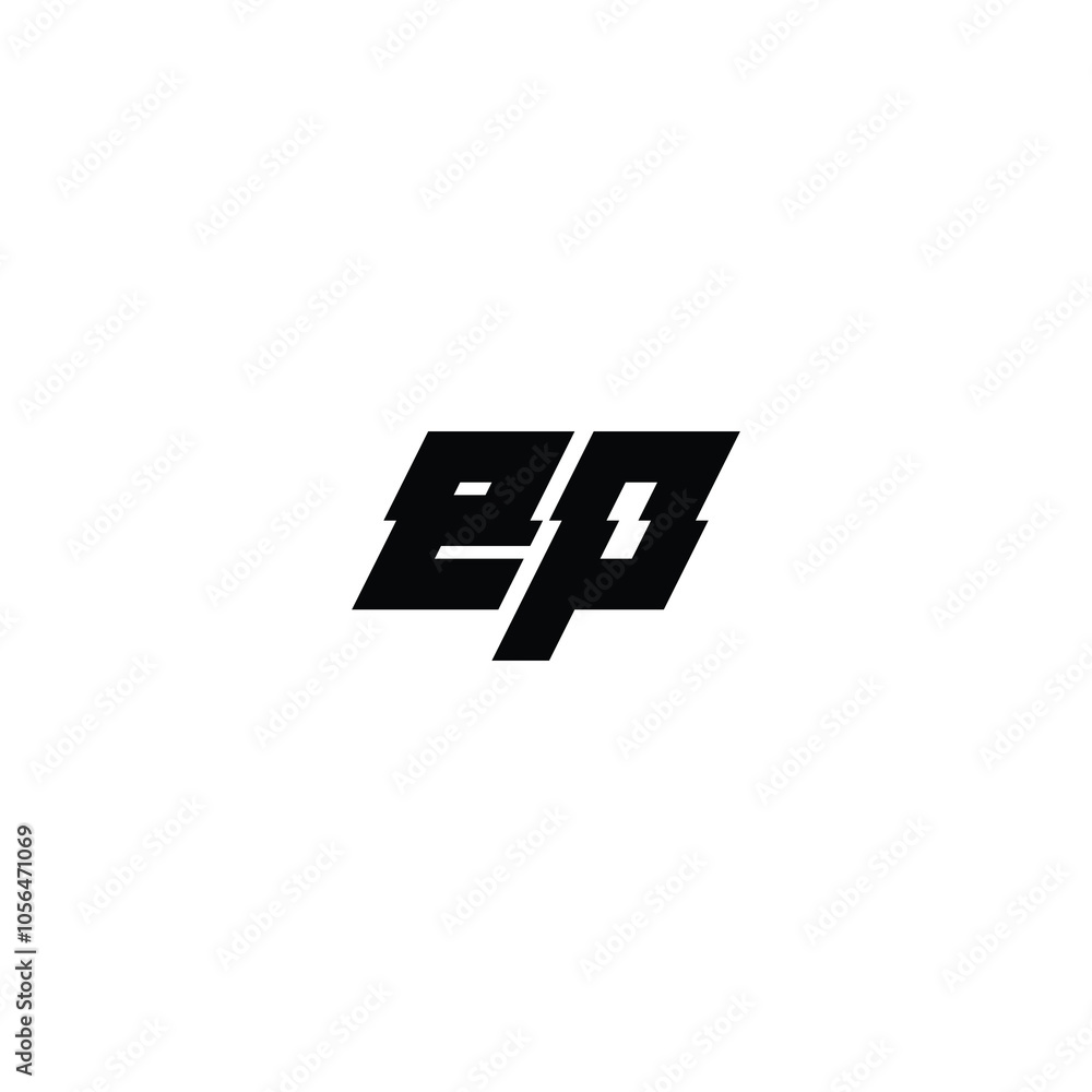 EP monogram logo design letter text name symbol monochrome logotype alphabet character simple logo EP monogram logo design letter text name symbol monochrome logotype alphabet character simple logo