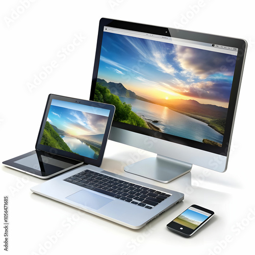 digital device mockup