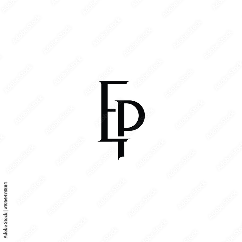 EP monogram logo design letter text name symbol monochrome logotype alphabet character simple logo EP monogram logo design letter text name symbol monochrome logotype alphabet character simple logo