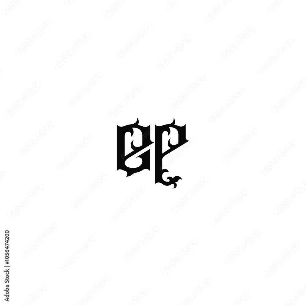 EP monogram logo design letter text name symbol monochrome logotype alphabet character simple logo EP monogram logo design letter text name symbol monochrome logotype alphabet character simple logo