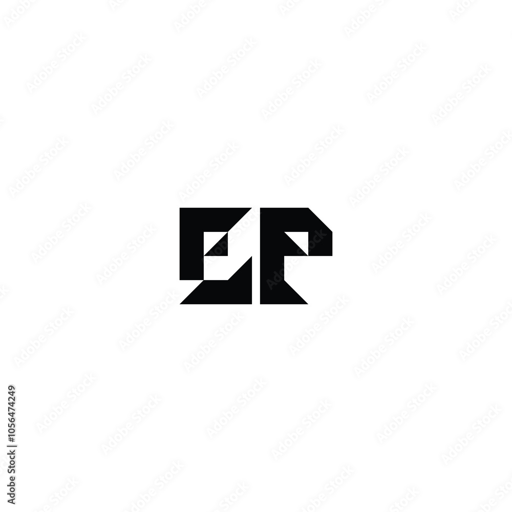EP monogram logo design letter text name symbol monochrome logotype alphabet character simple logo EP monogram logo design letter text name symbol monochrome logotype alphabet character simple logo