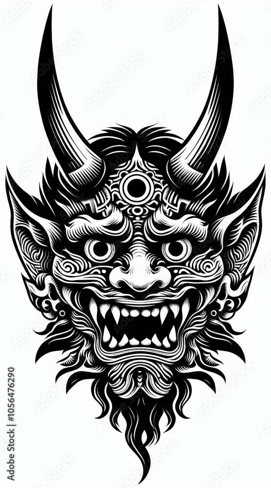 TRIBAL TATOO トライバル タトゥ 刺青 鬼 TRIBAL TATOO トライバル タトゥ 刺青 鬼