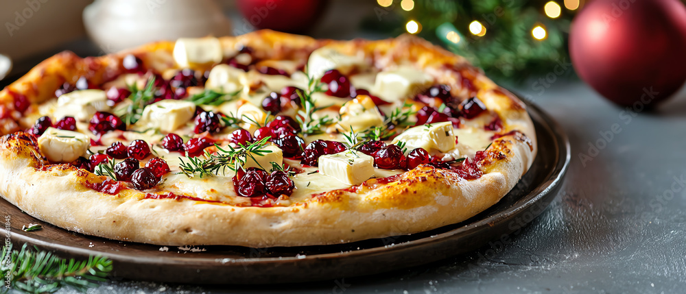 Delicious rustic pizza with unique toppings and charred crust for a flavorful experience Delicious rustic pizza with unique toppings and charred crust for a flavorful experience
