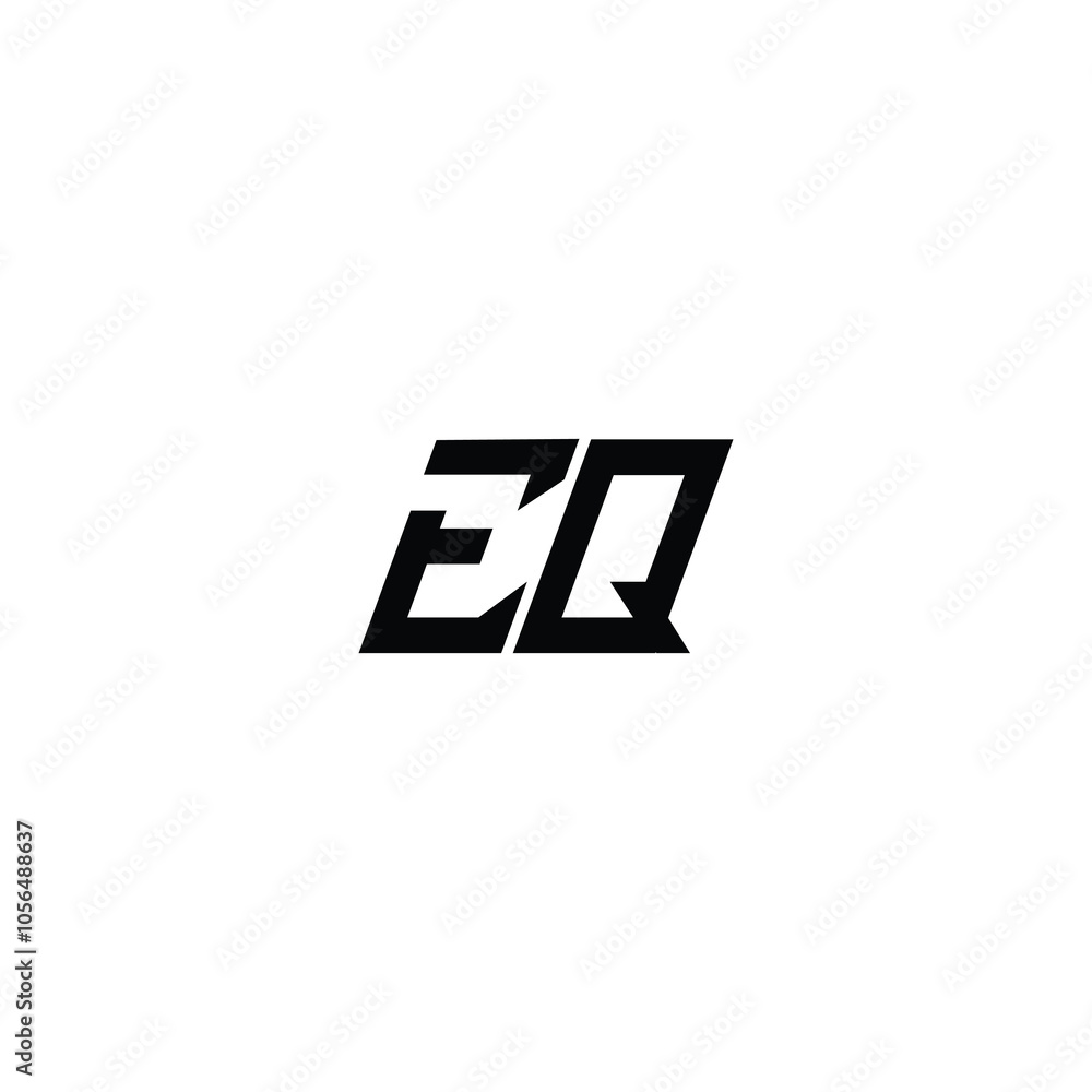 EQ monogram logo design letter text name symbol monochrome logotype alphabet character simple logo EQ monogram logo design letter text name symbol monochrome logotype alphabet character simple logo