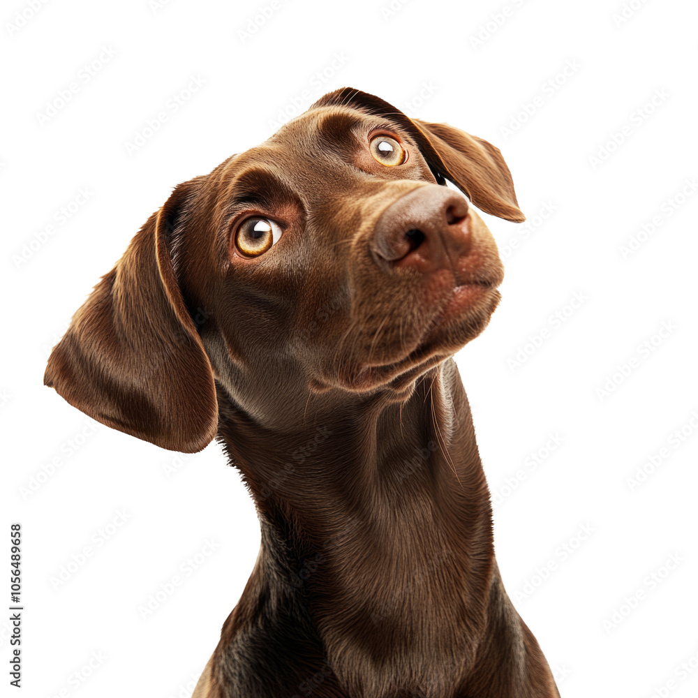 High-Quality PNG Portrait of an adorbale mixed breed puppy Isolated on White Background – High Resolution High-Quality PNG Portrait of an adorbale mixed breed puppy Isolated on White Background – High Resolution