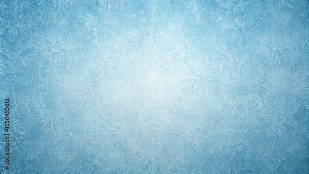Obraz premium Soft blue wallpaper with a subtle texture and gentle gradient effect, minimalist style, cool tones, wall decoration ideas, living room interior, home design inspiration