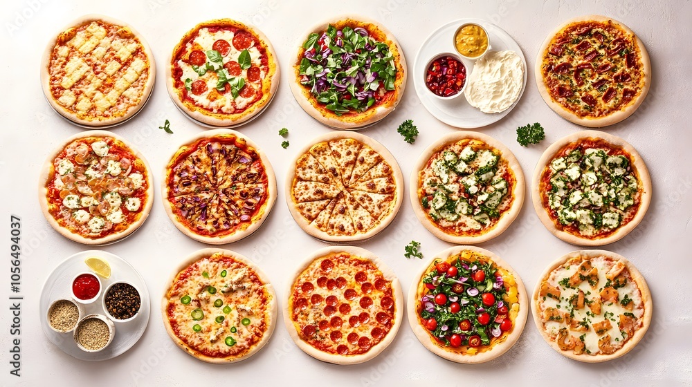 An Exquisite Array of Gourmet Pizzas Brimming with Flavor: A Culinary Delight for Pizza Lovers Everywhere! An Exquisite Array of Gourmet Pizzas Brimming with Flavor: A Culinary Delight for Pizza Lovers Everywhere!