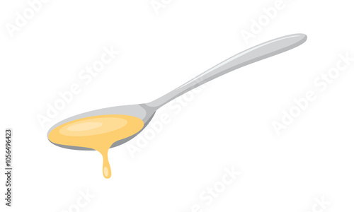 A spoon of olive oil or honey