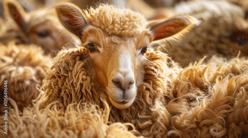 Alpaca Fiber: Derived from alpacas, this fiber is incredibly soft, lightweight, hypoallergenic, and warmer than wool, making it a premium choice for clothing.
 photo