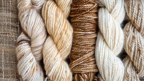 Alpaca Fiber: Known for its softness and warmth, this lightweight and hypoallergenic fiber from alpacas is perfect for creating upscale garments.
 photo