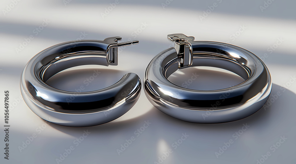 Elegant Hoop Earrings with Click-Top Closure: A Timeless Accessory for Any Outfit Elegant Hoop Earrings with Click-Top Closure: A Timeless Accessory for Any Outfit