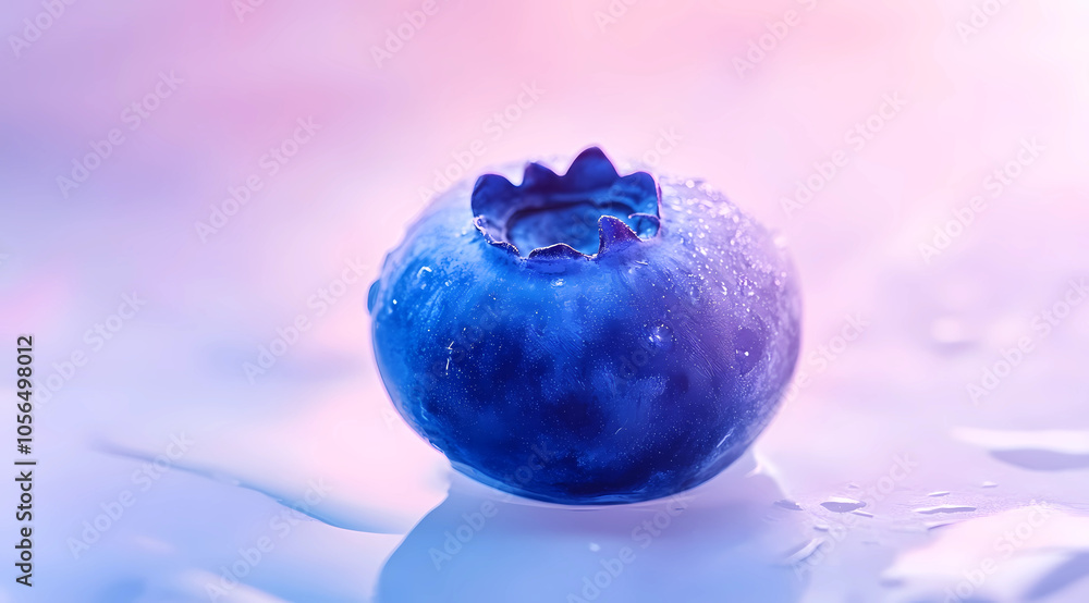 Intense Blue Blueberry Against a Bright White Background: A Fresh and Flavorful Visual Treat Intense Blue Blueberry Against a Bright White Background: A Fresh and Flavorful Visual Treat