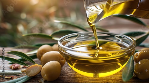 Monounsaturated Fats: Heart-friendly fats in olive oil, avocados, and nuts that aid in lowering bad cholesterol levels and enhancing cardiovascular health.
 photo