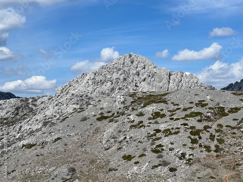 Limestone rocks on southern Velebit, Jasenice (Velebit Nature Park, Croatia) - Kalksteinfelsen im südlichen Velebit (Naturpark Velebit, Kroatien) - Vapnenake stijene na južnom Velebitu (Hrvatska) photo