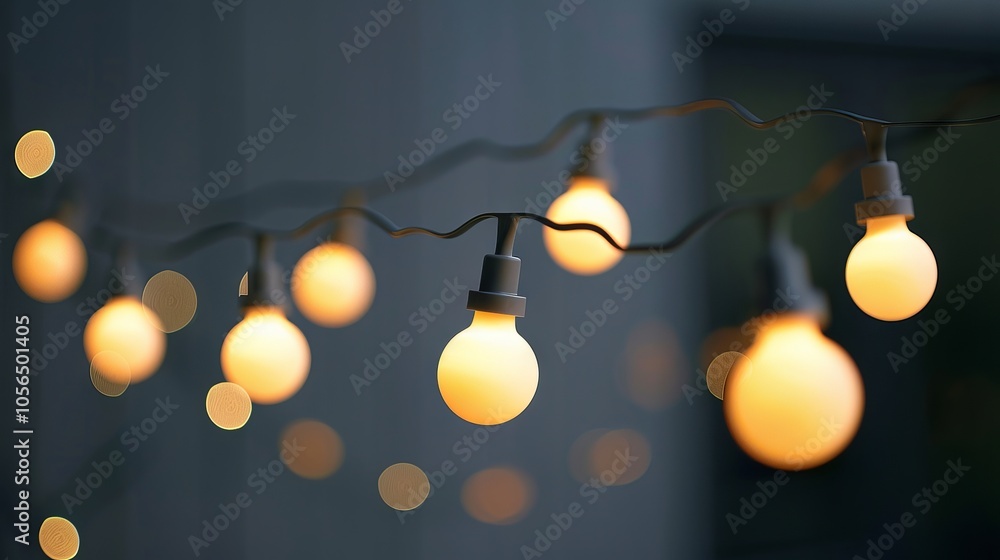 Simple holiday lights in a minimalist design. Simple holiday lights in a minimalist design.