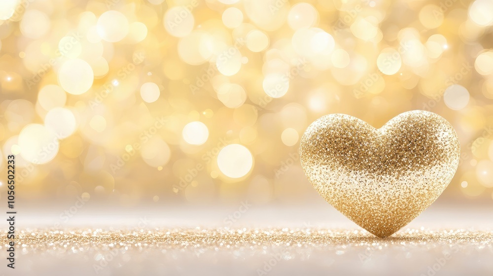 A glittering heart set against a dreamy backdrop of colorful bokeh lights, capturing a romantic, magical moment. A glittering heart set against a dreamy backdrop of colorful bokeh lights, capturing a romantic, magical moment.