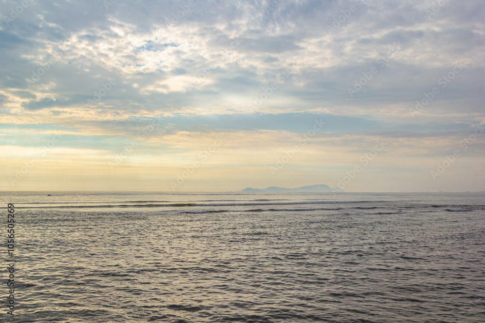 Atardecer en el Océano Pacífico - Barranco, Lima, Perú