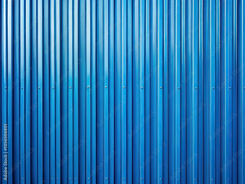 With its unique blue corrugated finish, this metal surface is perfect for industrial and architectural designs, merging strength with contemporary visual appeal effectively. With its unique blue corrugated finish, this metal surface is perfect for industrial and architectural designs, merging strength with contemporary visual appeal effectively.