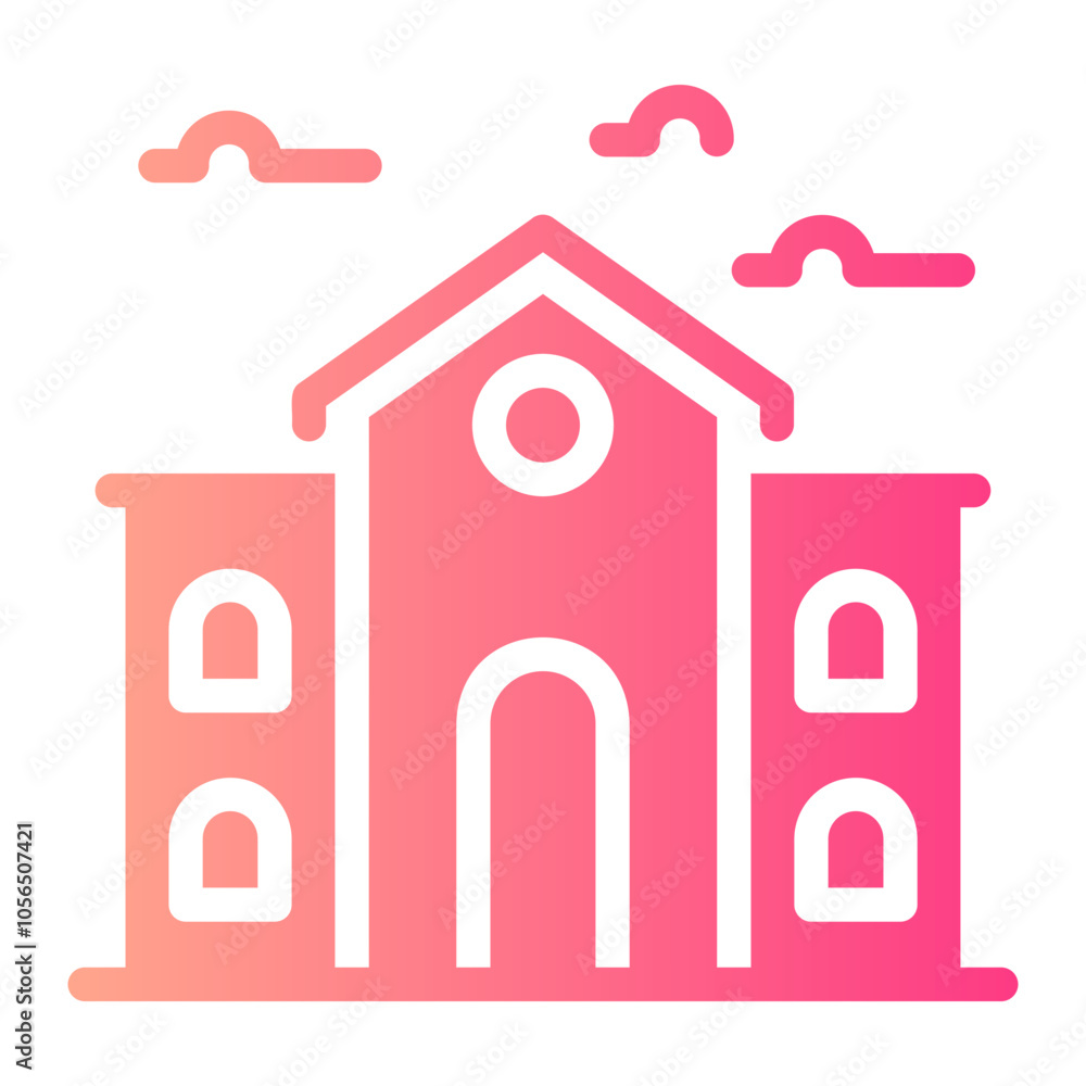 apartment Gradient icon apartment Gradient icon