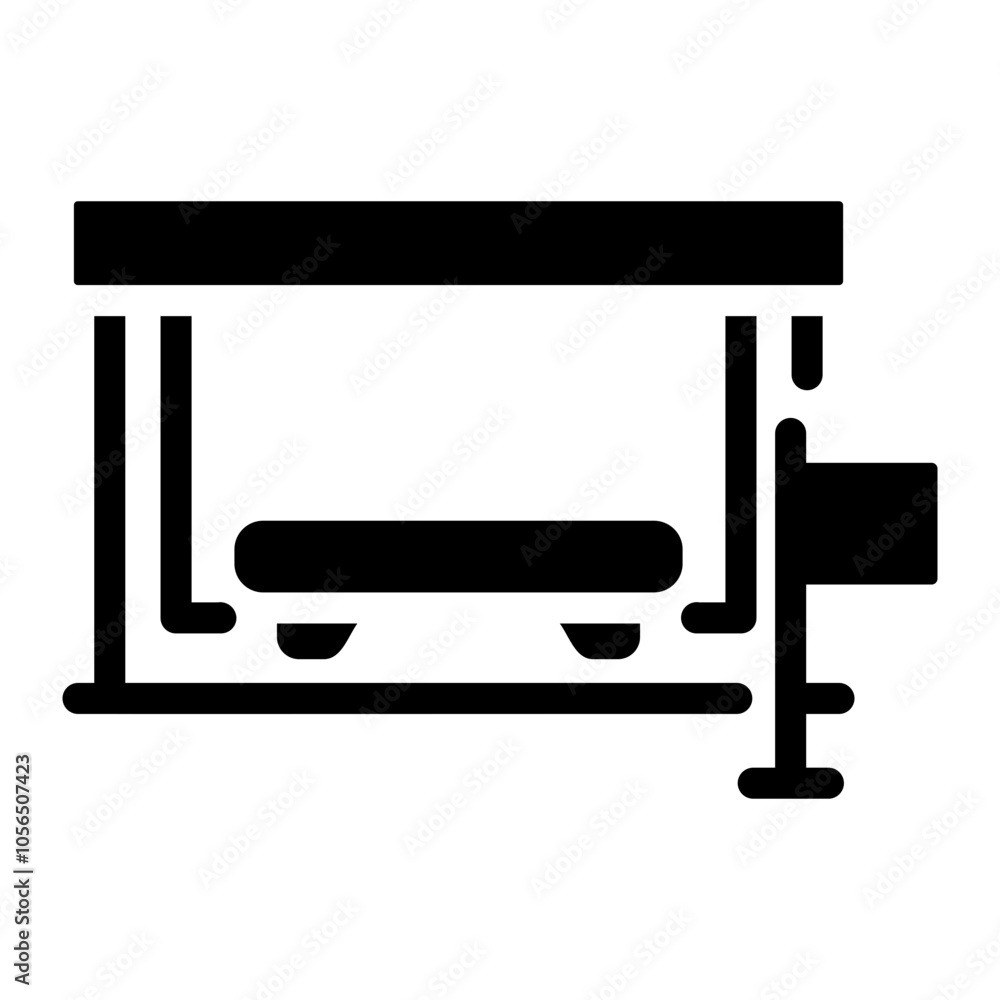bus stop Gradient icon bus stop Gradient icon