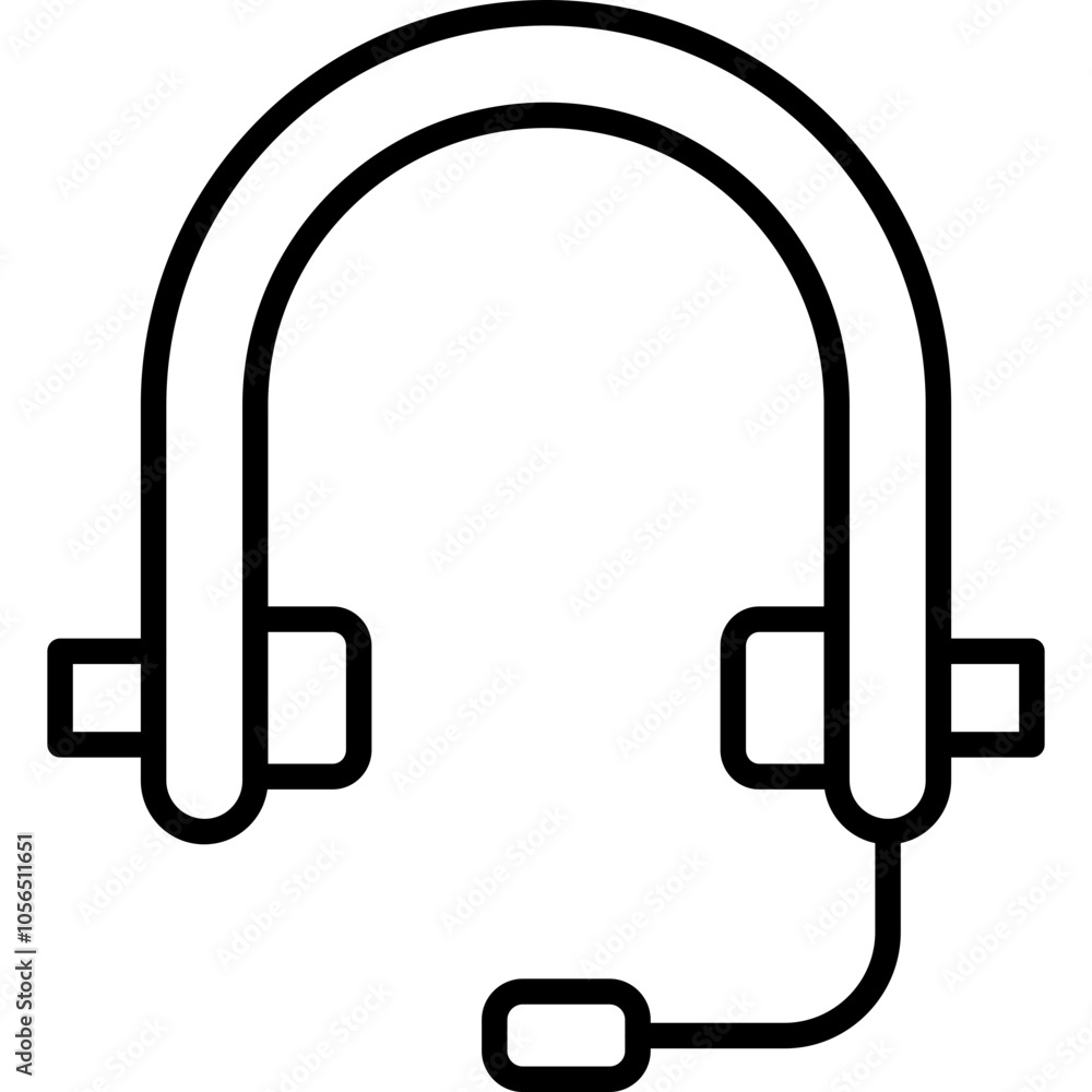 Music Headphones Icon Music Headphones Icon