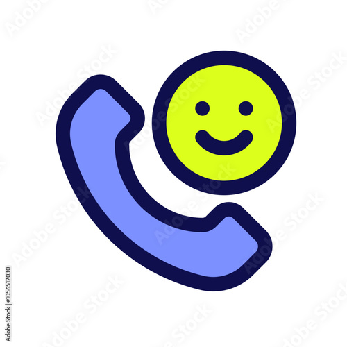 Happy Call Customer Icon