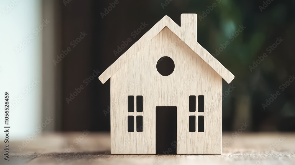 Small wooden House model, agreement or the buy home contracts with the estate property, home and life. Small wooden House model, agreement or the buy home contracts with the estate property, home and life.