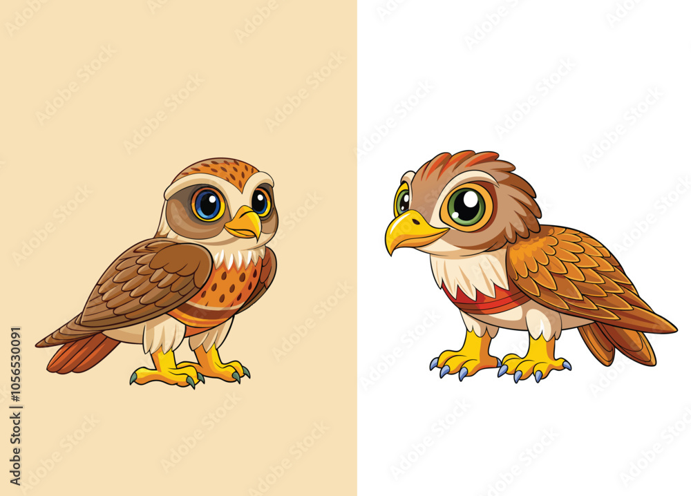 Obraz premium cute animal vector set 