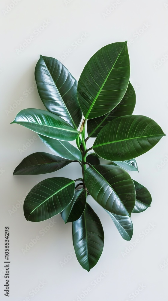 Clean and minimal plant design from the top Clean and minimal plant design from the top