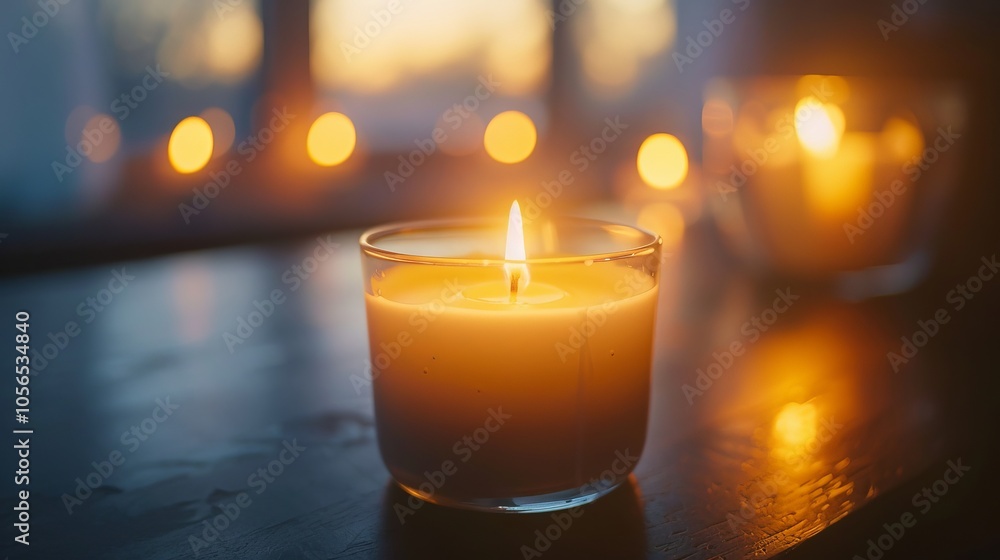 Clean design of a candle burning in remembrance. Clean design of a candle burning in remembrance.