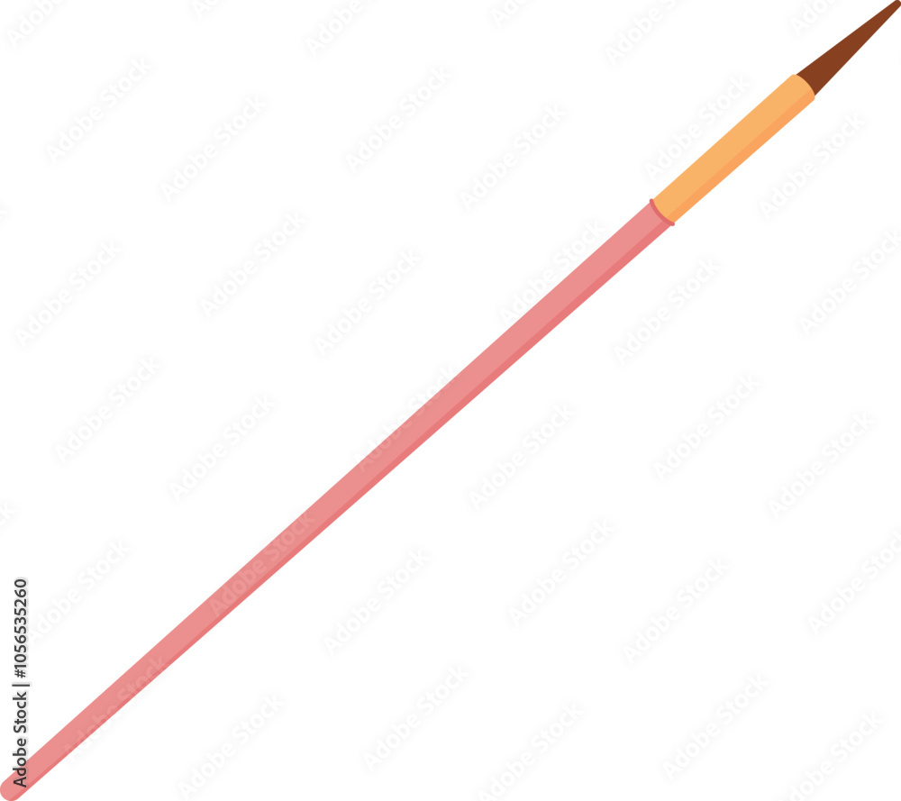 Makeup brush for cosmetic application in a flat cartoon graphic style. Essential beauty tool for hygiene and care routines, ideal fashion and beauty projects. Makeup brush for cosmetic application in a flat cartoon graphic style. Essential beauty tool for hygiene and care routines, ideal fashion and beauty projects.