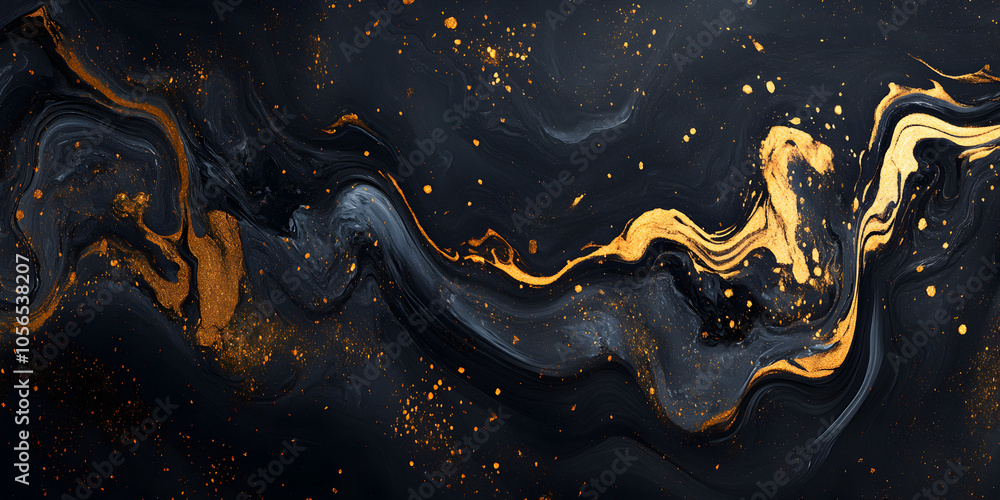 Liquid Gold: Abstract Swirls of Black and Gold Ink. A mesmerizing, high-resolution image perfect for backgrounds, textures, and artistic projects. Liquid Gold: Abstract Swirls of Black and Gold Ink. A mesmerizing, high-resolution image perfect for backgrounds, textures, and artistic projects.