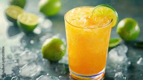 Orange and Lime Cocktail