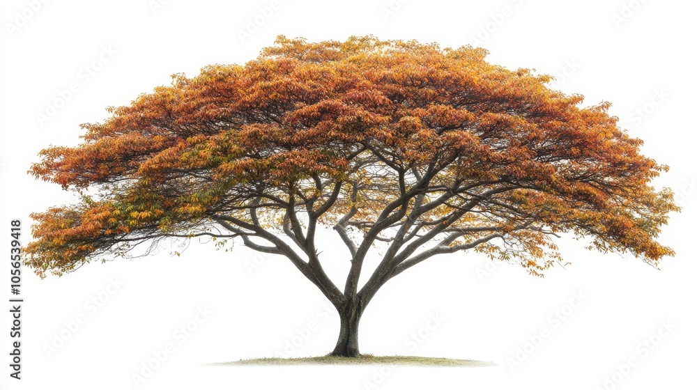 Fototapeta premium Solitary Autumn Tree Canopy