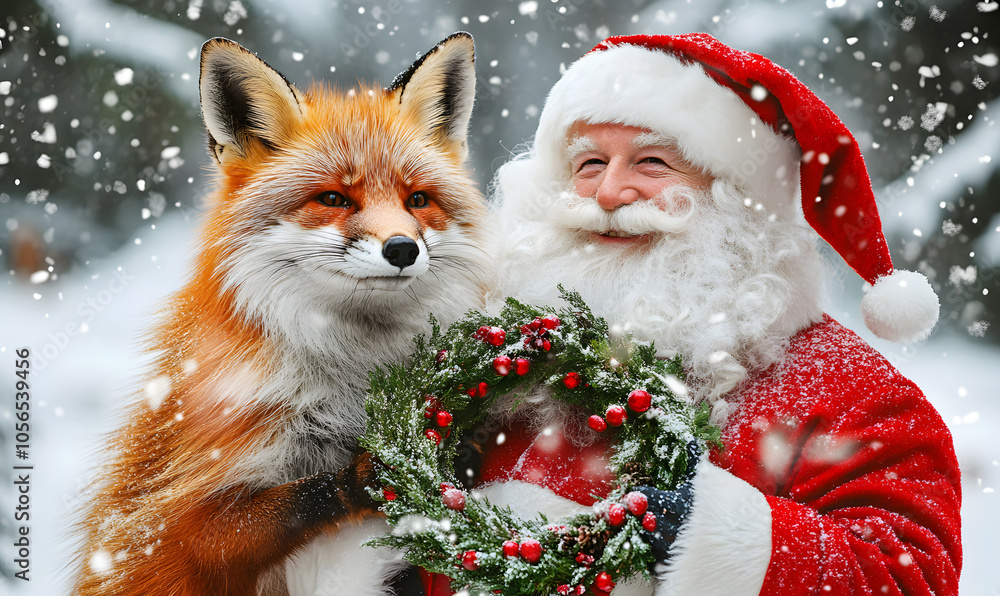 Joyful Christmas and New Year Collection: Santa, Festive Animals, Whimsical Decorations, Cozy Holiday Scenes, and Playful Winter Elements on White Background Joyful Christmas and New Year Collection: Santa, Festive Animals, Whimsical Decorations, Cozy Holiday Scenes, and Playful Winter Elements on White Background