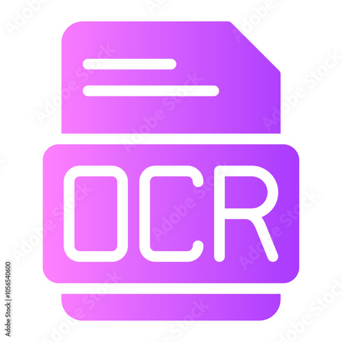 ocr gradient icon