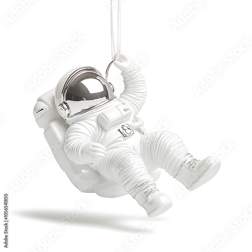 Wallpaper Mural Vintage Glass Astronaut Ornament for Christmas Tree Macro Photography Torontodigital.ca