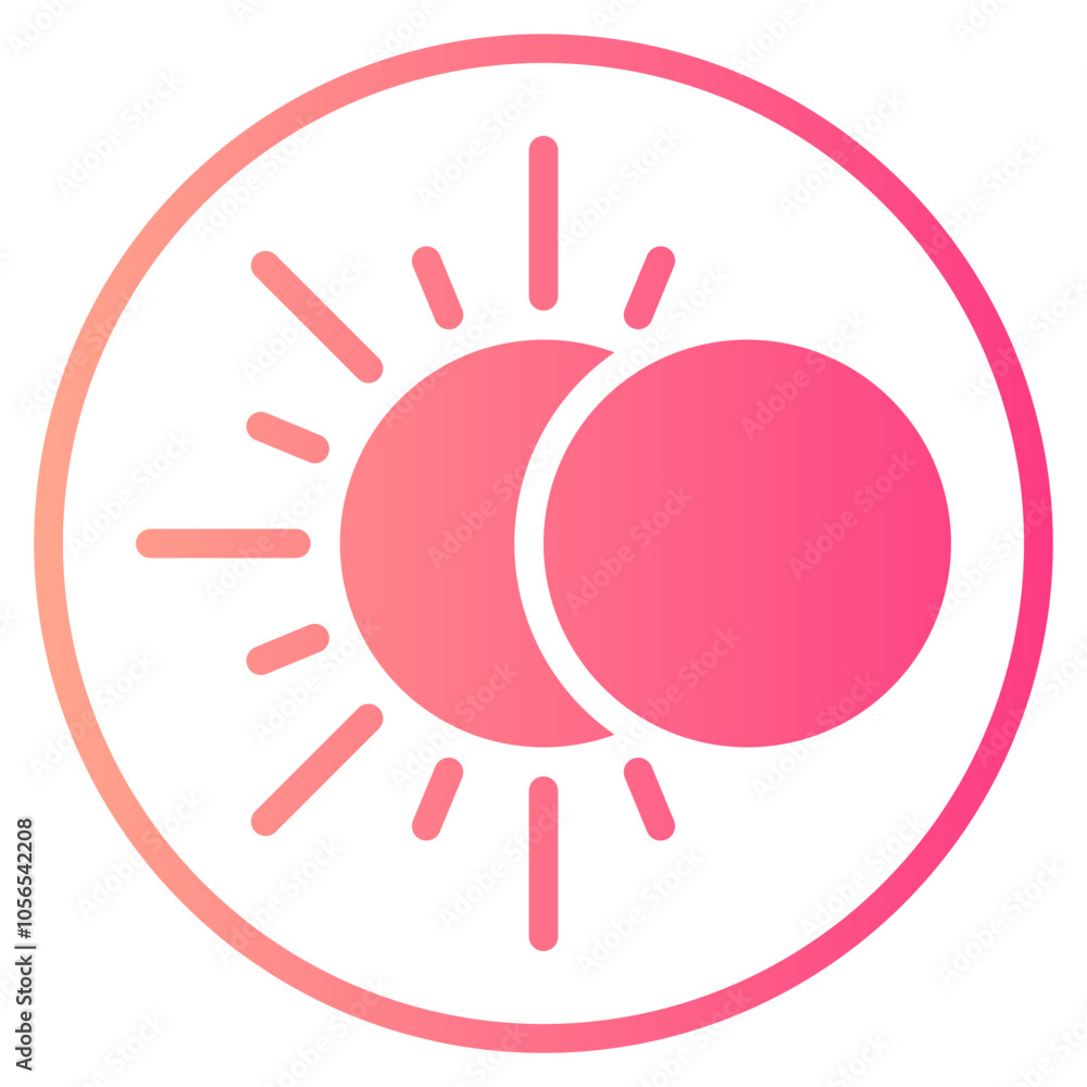 Obraz premium dark mode gradient icon