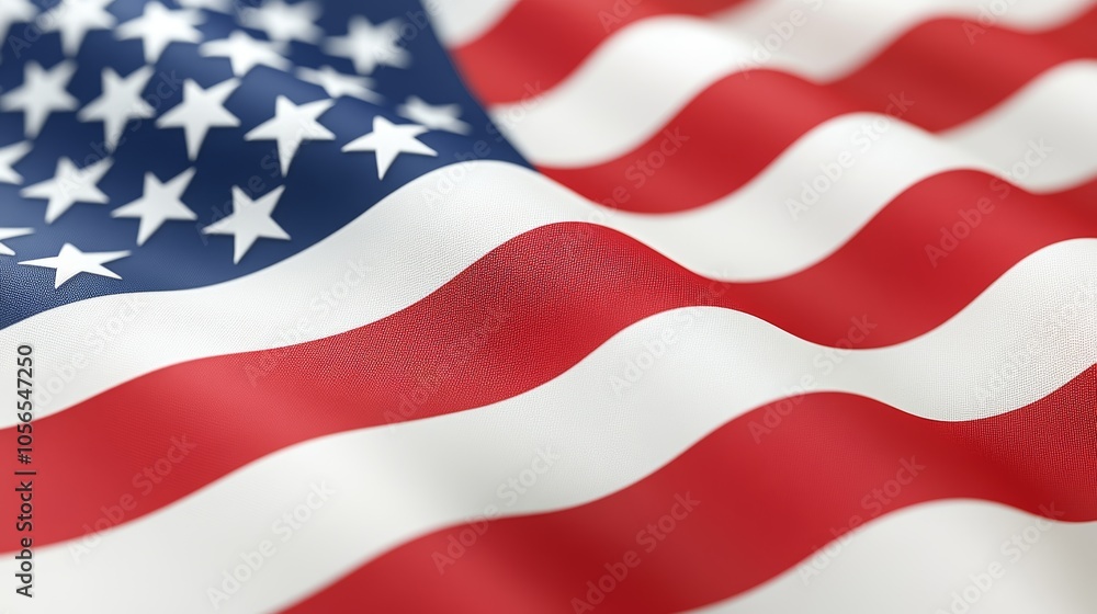 Waving american flag, a symbol of freedom, patriotism, and national pride. ideal for celebrating independence day other patriotic events. Waving american flag, a symbol of freedom, patriotism, and national pride. ideal for celebrating independence day other patriotic events.