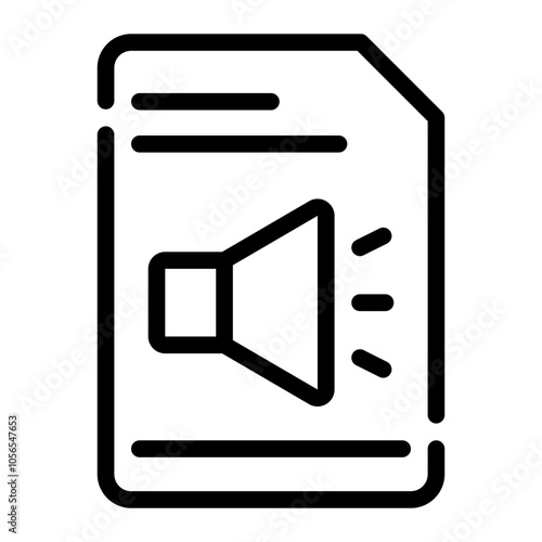 transcription line icon