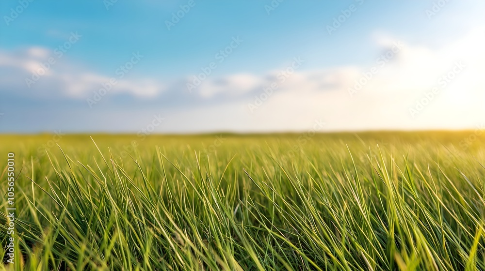 Green Grass Field Closeup Green Grass Field Closeup