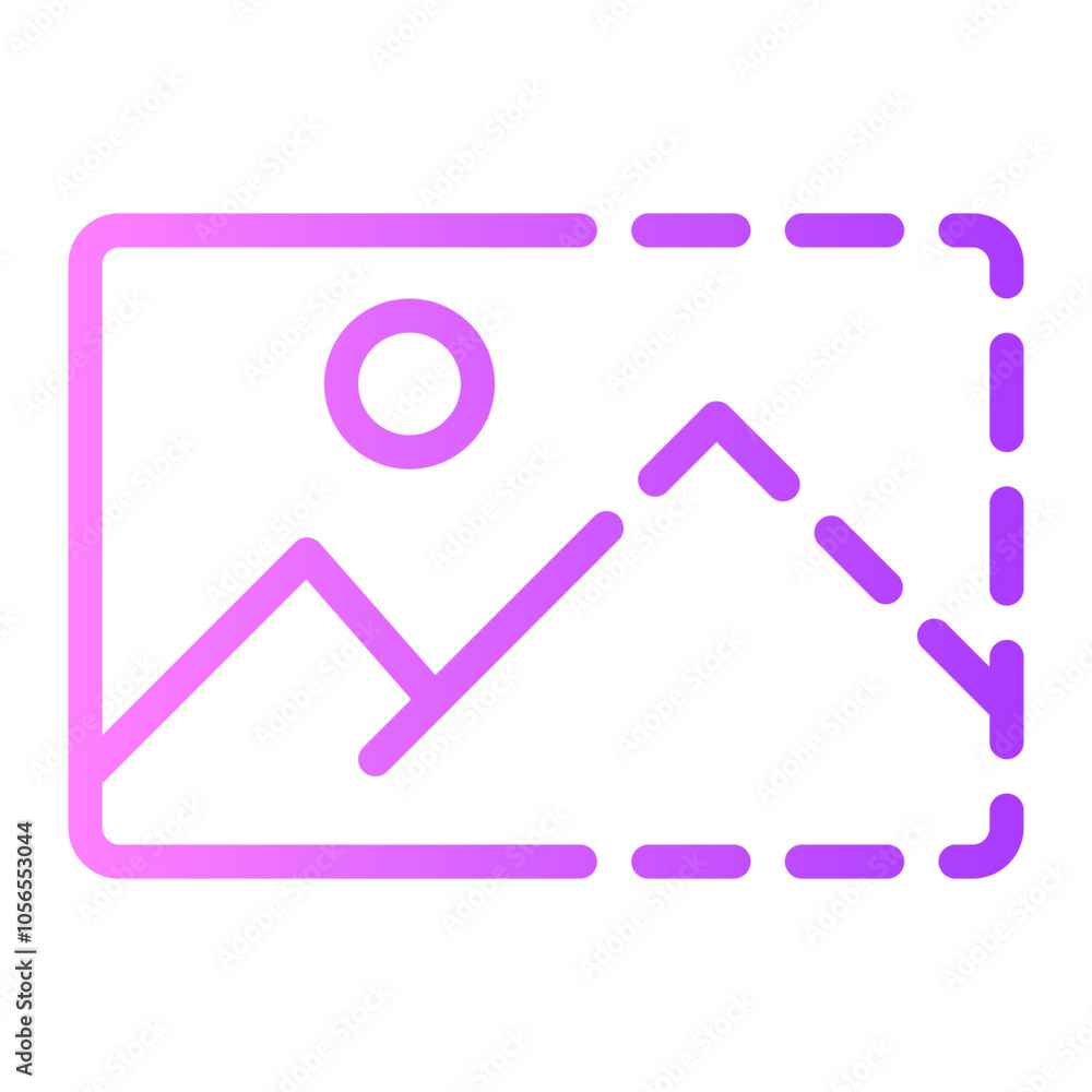 transparent gradient icon